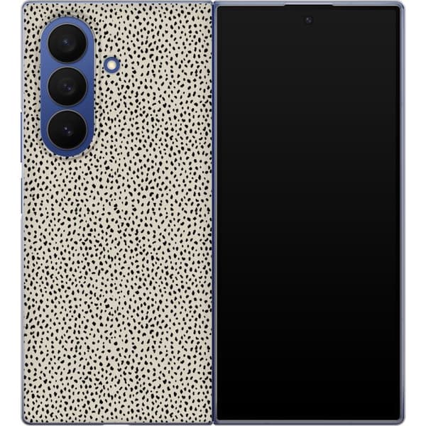 Kompatibelt Mobilskal till Samsung Galaxy Z Fold7 Beige minileopard beige