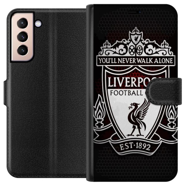 Samsung Galaxy S21 Lompakkokotelo Liverpool L.F.C.