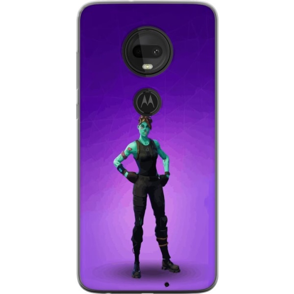 Motorola Moto G7 Gjennomsiktig deksel Fortnite - Ghoul Trooper