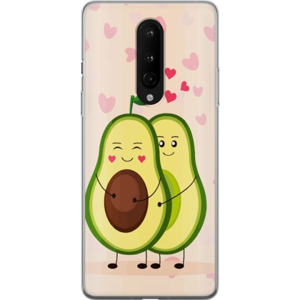 OnePlus 8 Gennemsigtig cover Avokado Kærlighed