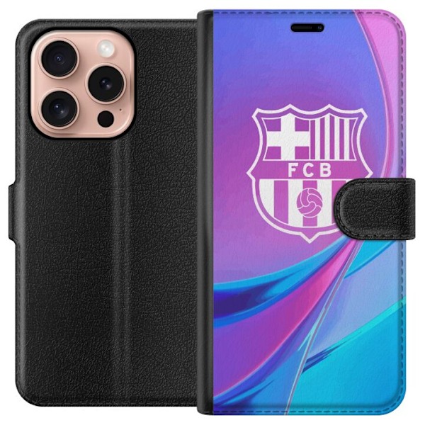 Apple iPhone 16 Pro Lompakkokotelo FC Barcelona