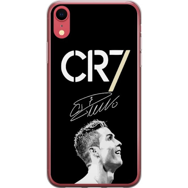 Apple iPhone XR Gennemsigtig cover CR7 Ronaldo