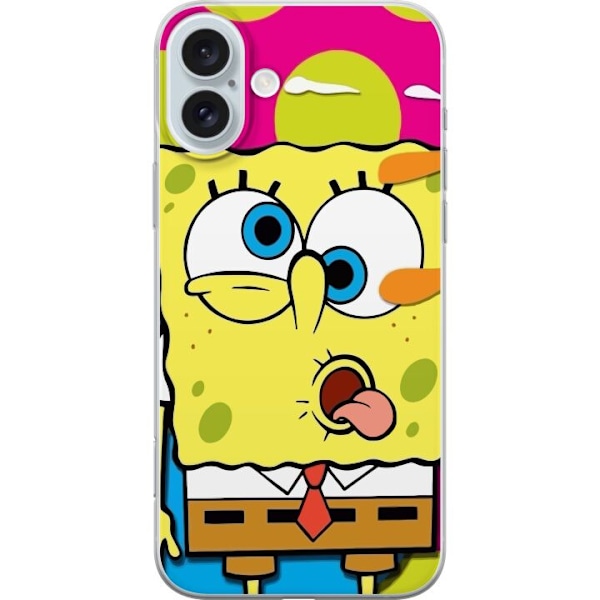 Apple iPhone 16 Plus Läpinäkyvä kuori SpongeBob SquarePants