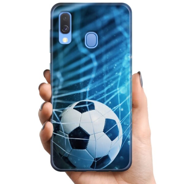 Samsung Galaxy A40 TPU Mobilcover VM Fodbold 2018