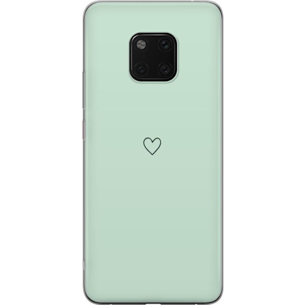 Huawei Mate 20 Pro Genomskinligt Skal Enkelt Hjärtat