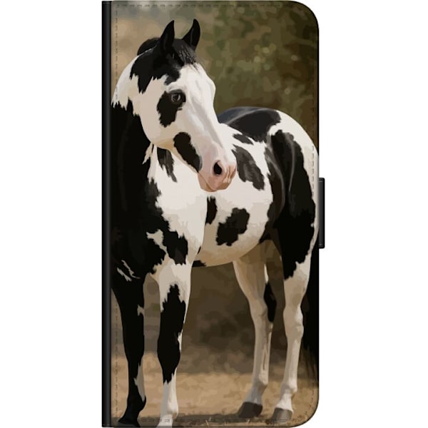 Samsung Galaxy J6+ Lompakkokotelo Kaunis Hevonen - elegantti h
