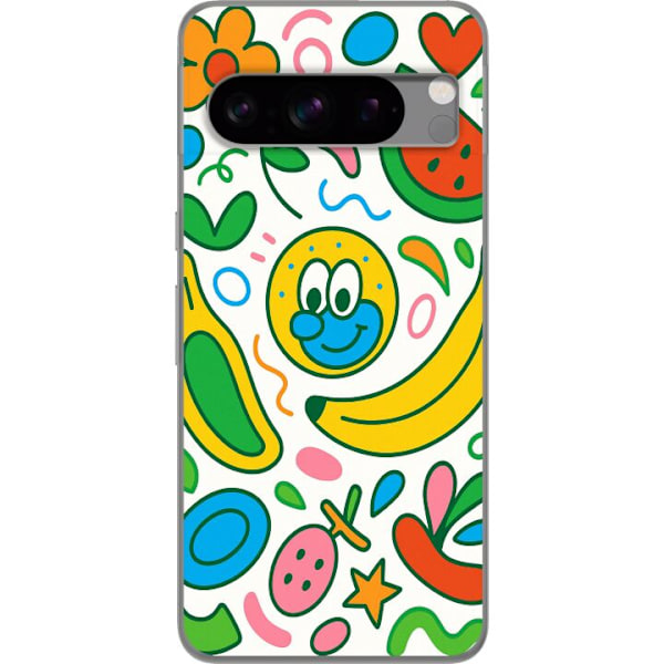 Google Pixel 8 Pro Genomskinligt Skal Butterfly Veil