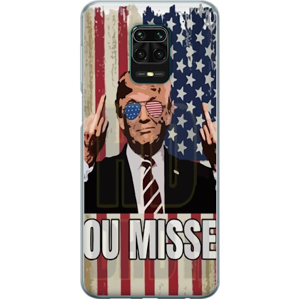 Xiaomi Redmi Note 9 Pro Gjennomsiktig deksel Trump