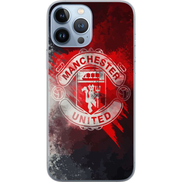 Apple iPhone 13 Pro Max Läpinäkyvä kuori Manchester United