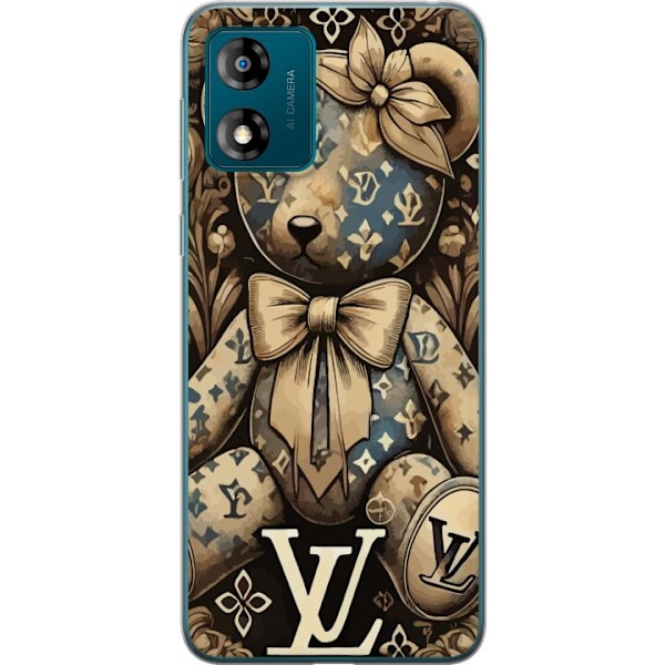 Motorola Moto E13 Gennemsigtig cover Teddy Vuitton