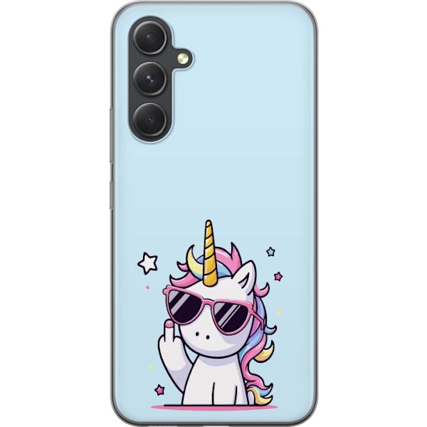 Samsung Galaxy A55 Läpinäkyvä kuori Yksisarvinen