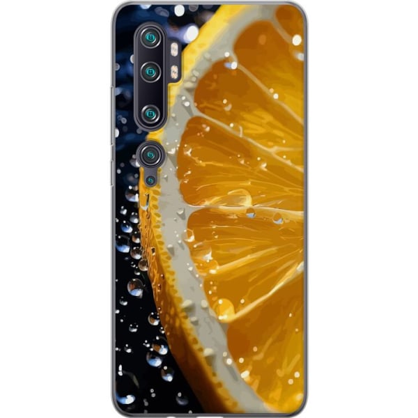 Xiaomi Mi Note 10 Pro Gennemsigtig cover Appelsin