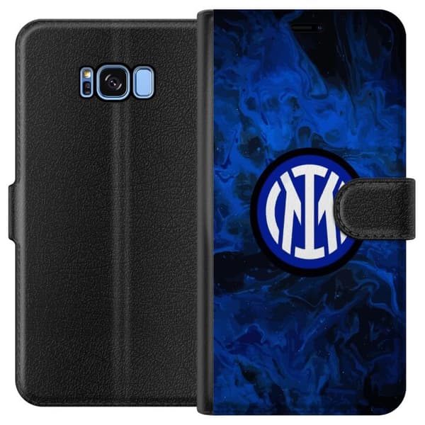 Kompatibelt Plånboksfodral till Samsung Galaxy S8 Inter Milan