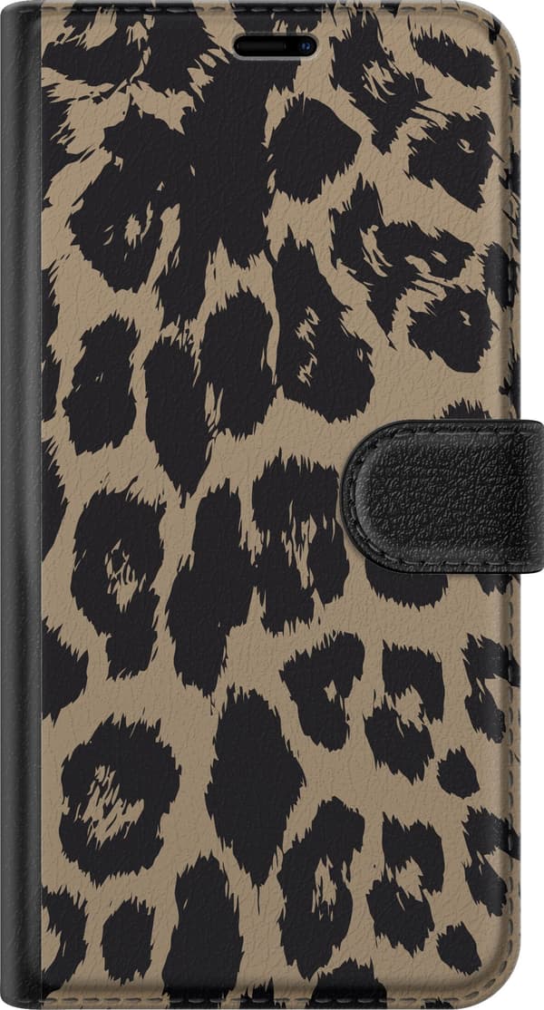 Kompatibelt Plånboksfodral till Samsung Galaxy S24 Leopard