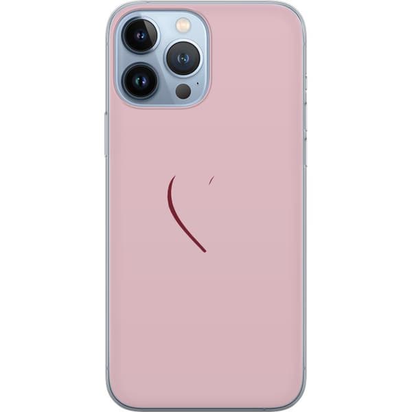 Kompatibelt Mobildeksel til Apple iPhone 13 Pro Max Myk rosa kjærlighet