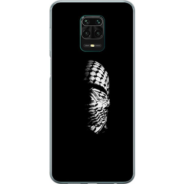 Xiaomi Redmi Note 9 Pro Läpinäkyvä kuori Keffiyeh-kuviointi
