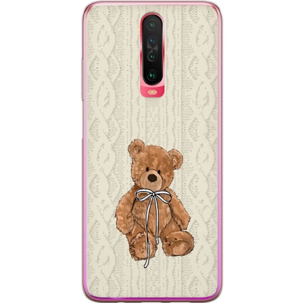 Xiaomi Redmi K30 Gjennomsiktig deksel Liten Bamse – klassisk bamse i enkel design