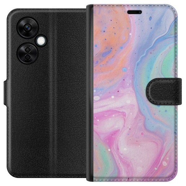 OnePlus Nord CE3 Plånboksfodral Pastellmarmor