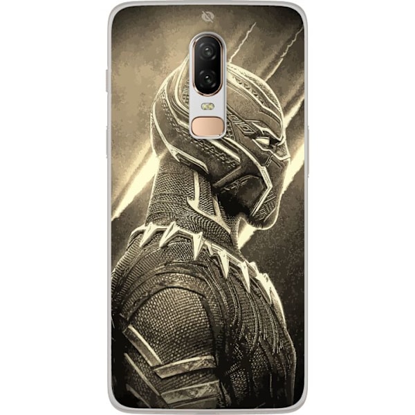 OnePlus 6 Gjennomsiktig deksel Wakanda Forever : Black Panther