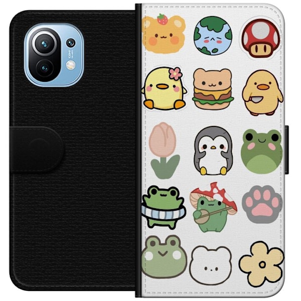 Xiaomi Mi 11 Tegnebogsetui Kawaii Friends