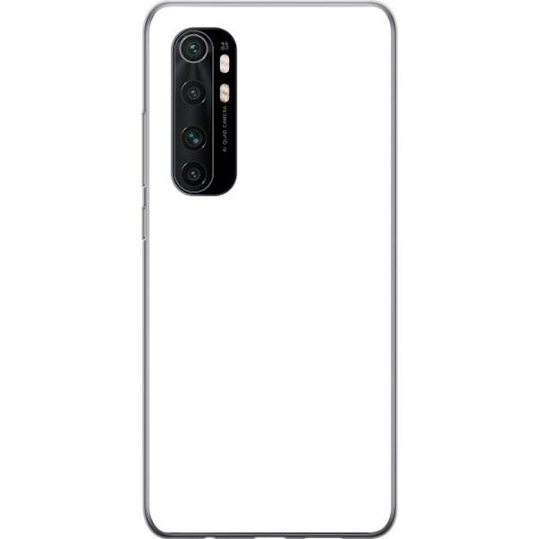 Xiaomi Mi Note 10 Lite Gennemsigtig cover Hvid