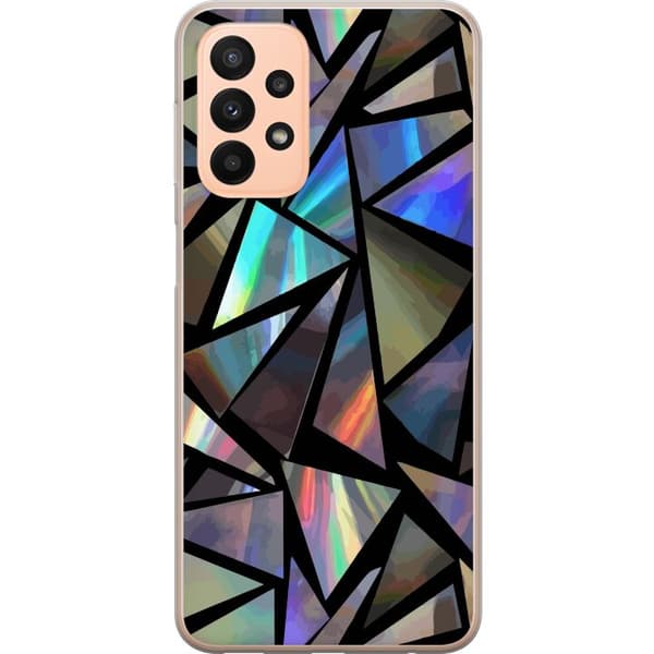 Kompatibelt Mobildeksel til Samsung Galaxy A23 3D Refleksjon