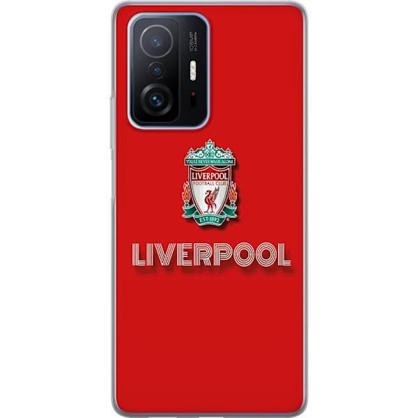 Xiaomi 11T Läpinäkyvä kuori Liverpool