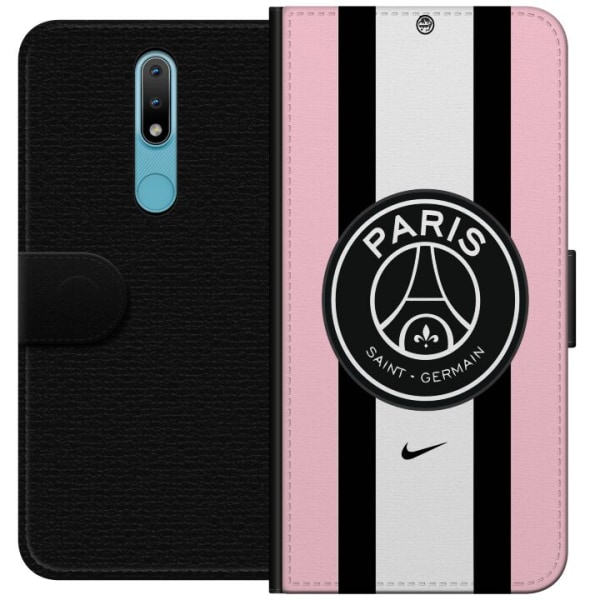 Nokia 2.4 Tegnebogsetui Paris Saint-Germain F.C.