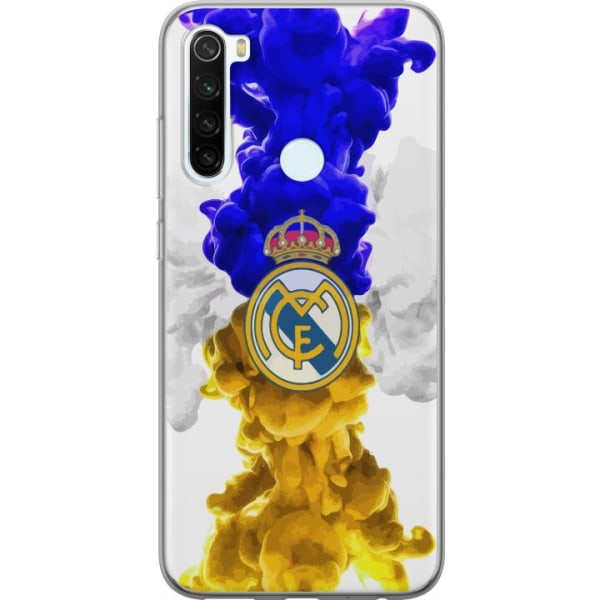 Xiaomi Redmi Note 8 Genomskinligt Skal Real Madrid Färger