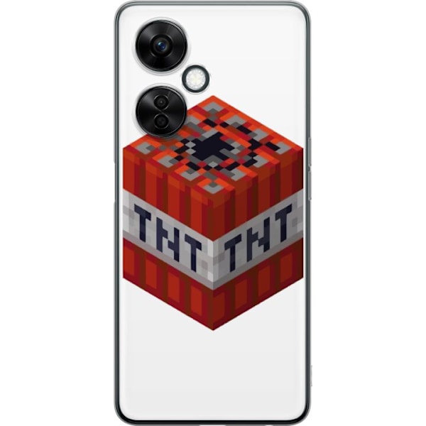 OnePlus Nord CE 3 Lite Gennemsigtig cover Minecraft TNT
