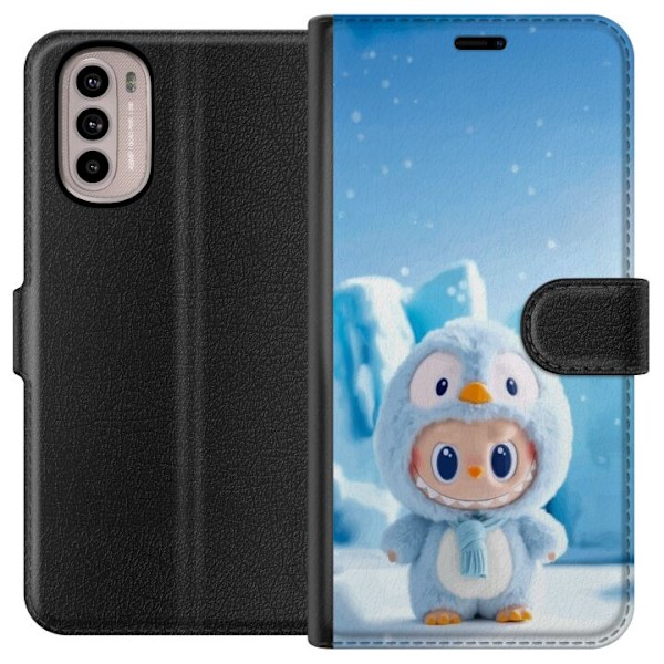 Motorola Moto G41 Tegnebogsetui sort ridder fortnite