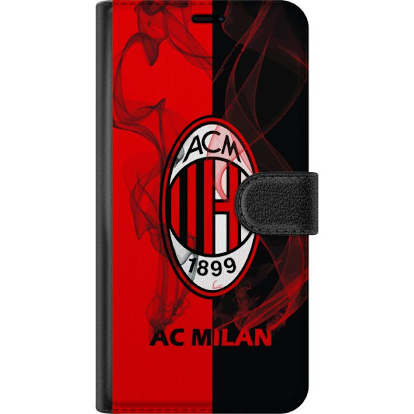 Motorola Edge S Lompakkokotelo AC Milan