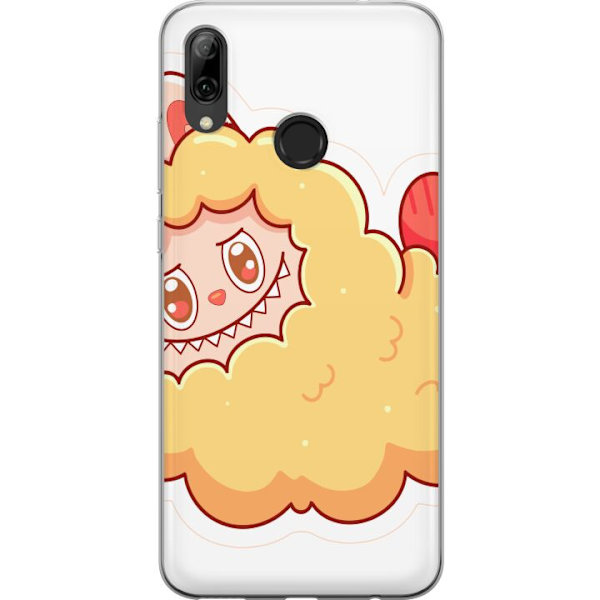 Huawei P smart 2019 Gennemsigtig cover Labubu Vaskebjørn Pop Mart Figur Samlerobjekt Sød Design Populært Motiv Kunstlegetøj Kreativ Figurserie