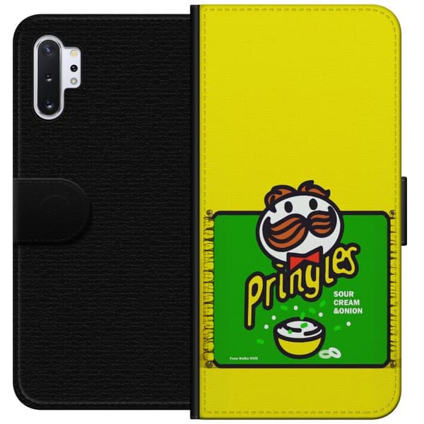 Kompatibel Tegnebogsetui til Samsung Galaxy Note10+ Pringles gul