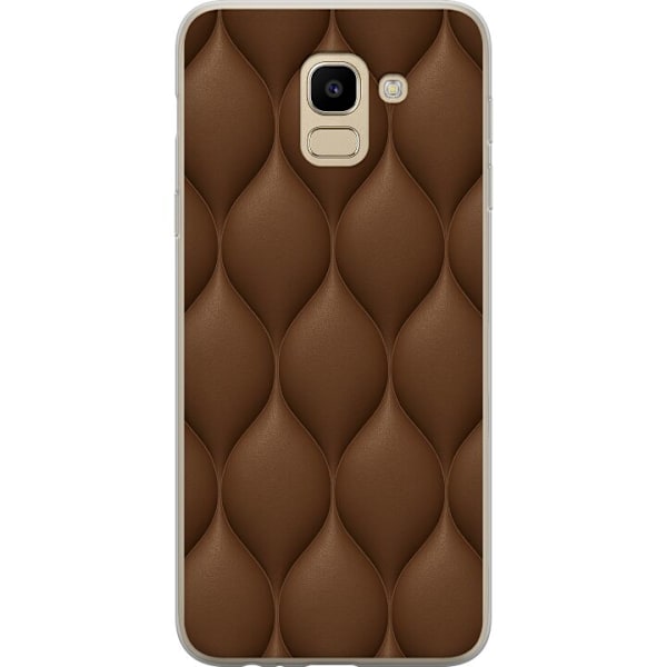 Samsung Galaxy J6 Genomskinligt Skal Cocoa Scales