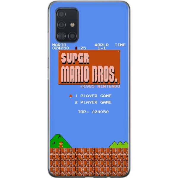 Samsung Galaxy A51 Läpinäkyvä kuori Super Mario Bros