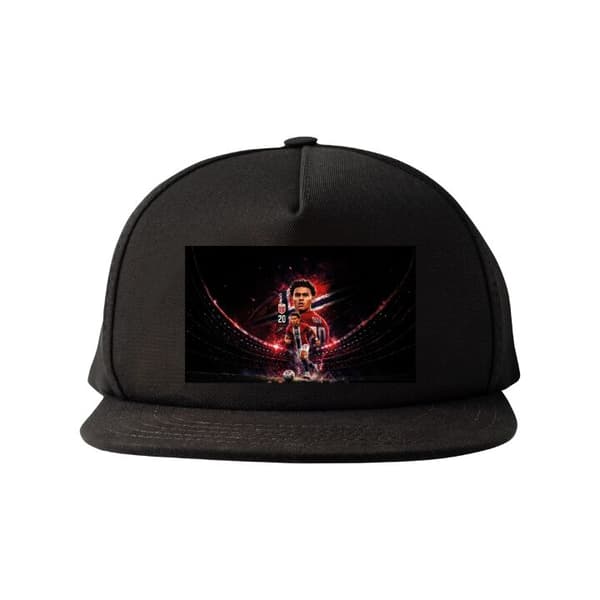 Snapback-lippalakki musta one size