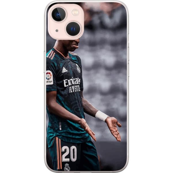 Kompatibel Mobilcover til Apple iPhone 13 Vinícius Júnior Fodbold Brasilien Real