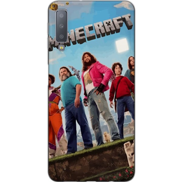 Samsung Galaxy A7 (2018) Genomskinligt Skal A Minecraft Movie