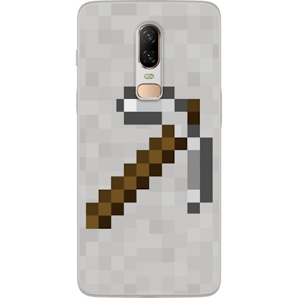 OnePlus 6 Genomskinligt Skal Minecraft Tools