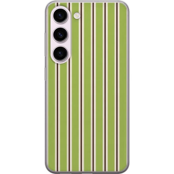 Kompatibelt Mobildeksel til Samsung Galaxy S23 Matcha Stripe grønn