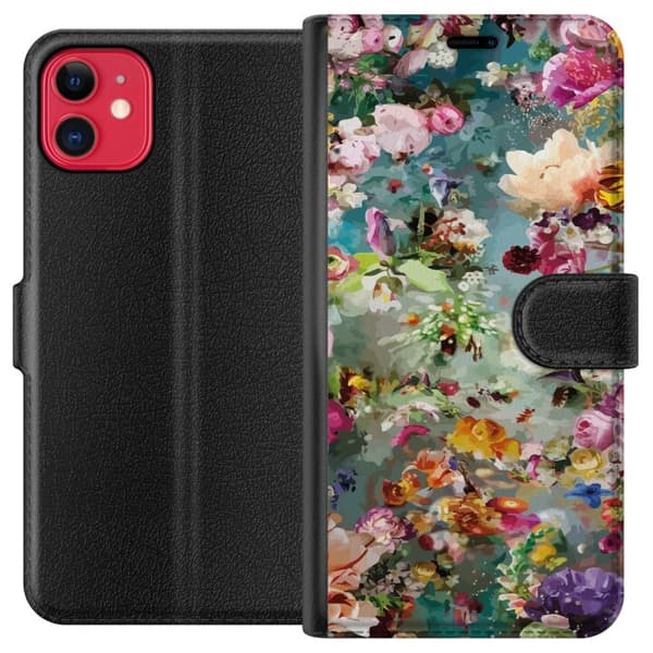Yhteensopiva Lompakkokotelo Apple iPhone 11 Kukat