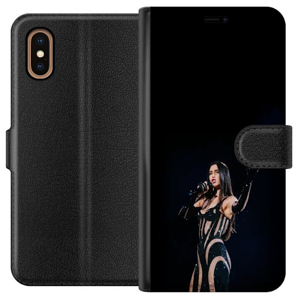 Apple iPhone XS Max Lompakkokotelo Dua Lipa – Pop Star Aesth