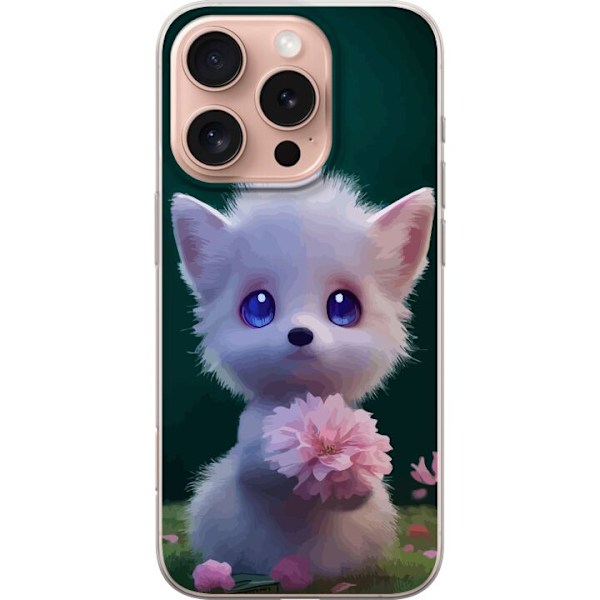 Apple iPhone 16 Pro Gjennomsiktig deksel Kawaii