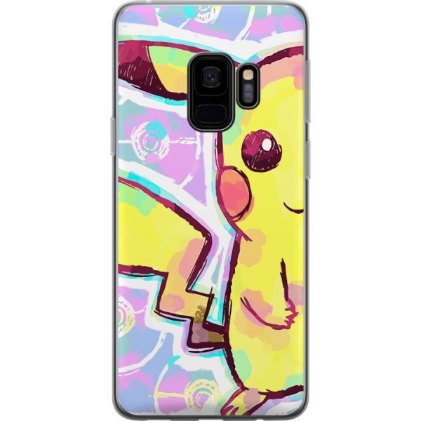 Samsung Galaxy S9 Läpinäkyvä kuori Pikachu 3D