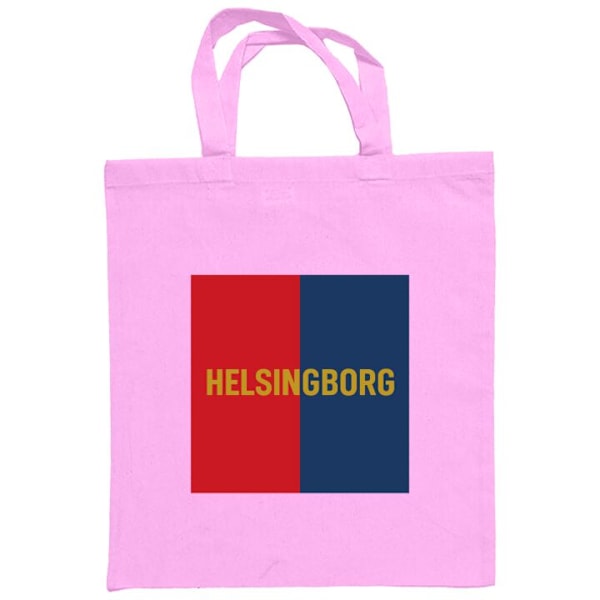 Kangaskassi | Kestävä Ostoskassi Kangasta Helsingborg - jalkapallo Vaaleanpunainen one size