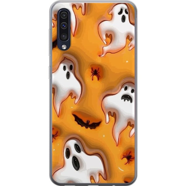 Samsung Galaxy A50 Gennemsigtig cover Halloween 3D 2024