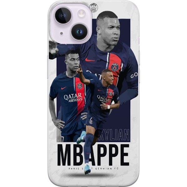 Apple iPhone 14 Gennemsigtig cover Kylian Mbappé