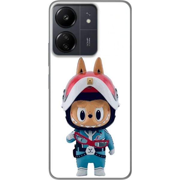 Xiaomi Redmi 13C Läpinäkyvä kuori How2work Labubu hirviöt