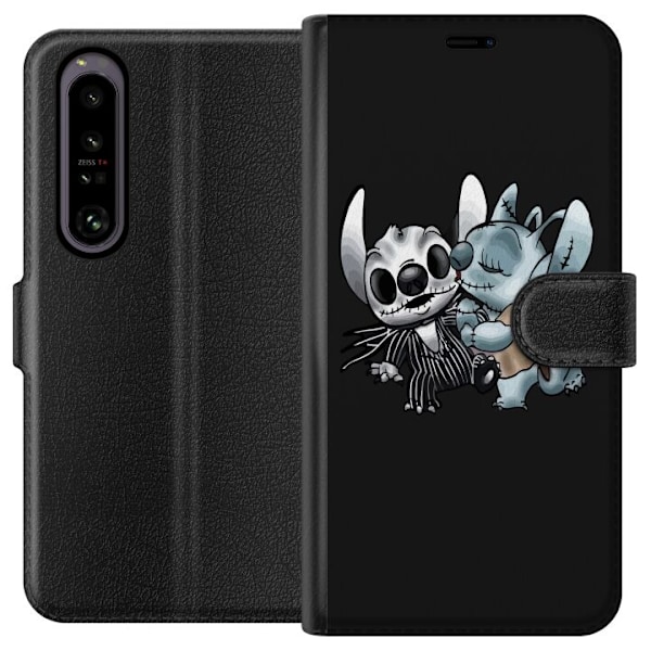 Sony Xperia 1 IV Plånboksfodral Halloween lilo & stitch 2024